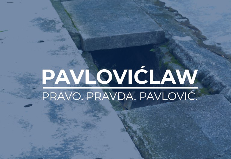 Naknada štete za povrede — pad na ledu, rupa na trotoaru, otvoreni šaht